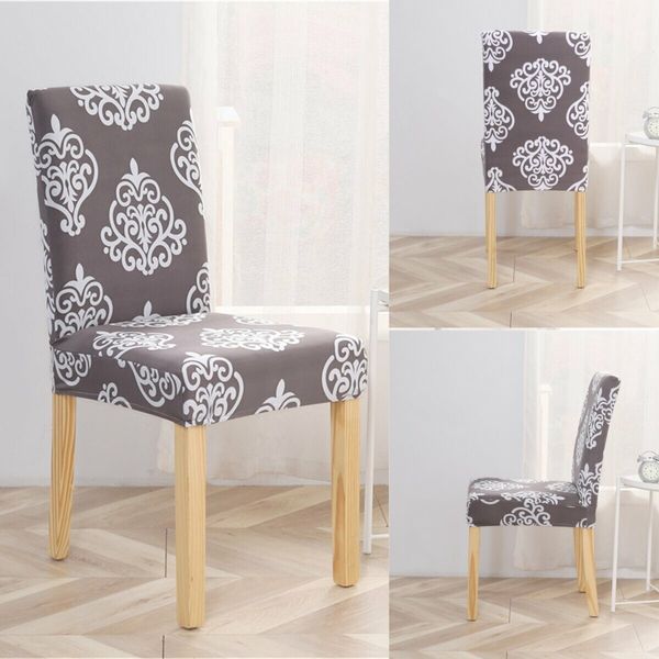 Elastic Dining Chair Cover Stretch Polyester Chair Seat Slipcover Office Computer Chair Protector Home Office Furniture Decor#6