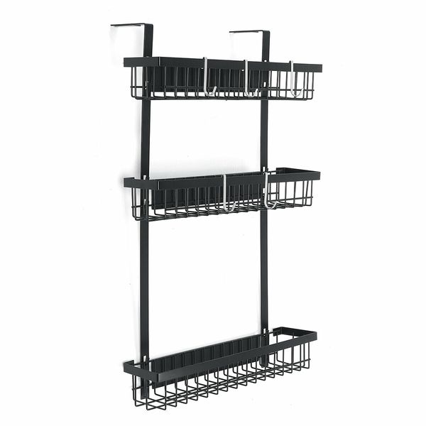 HONGPAI Refrigerator Rack Kitchen Bar Organizer Side Shelf Sidewall Holder HouseholdWhite