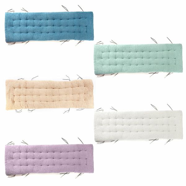 Winter Recliner Cushion Chair Rocking Chair Seat Mat Tatami Mat Non-Slip Cushion Sofa Office Chair Thicken CushionWater Blue