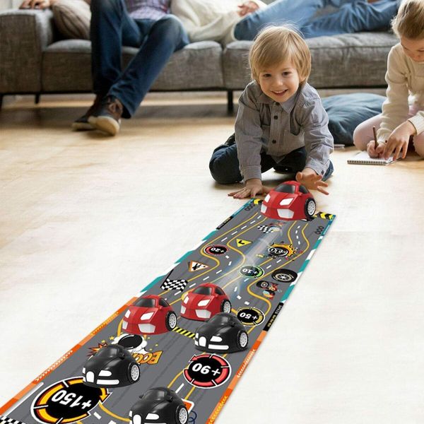 Race Car Tabletop Game, Mini Race Car Game Set for Kids  Race Car Game Kit Portable Family Board Game for Kids and Adults