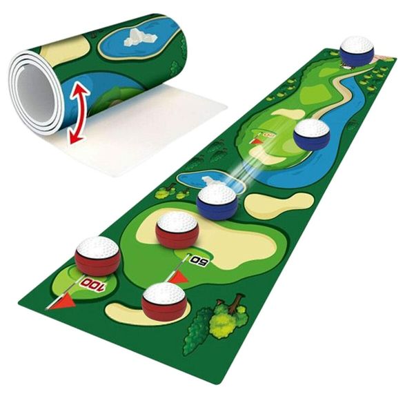 Golf Tabletop Game, Mini Golf Game Set for Kids  Golf Game Kit Portable Family Board Game for Kids and Adults