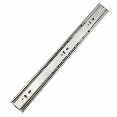 Cabinet Damping Slide Rail Three-section Rail Thickened Stainless Steel Slide Rail Guide Drawer Buffer Mute Slide Side#8