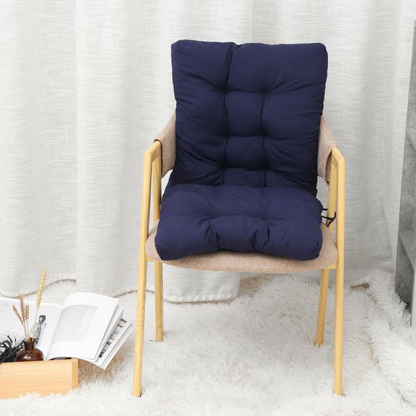 Rocking Chair Cushion Seat Back Cushion Non-Skid Chair Pad Rocking Chair Recliner Mat for Office Sofa HomeRed