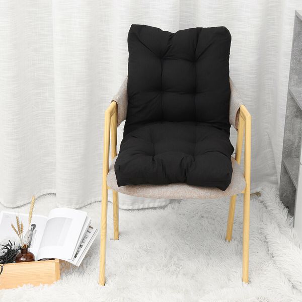 Rocking Chair Cushion Seat Back Cushion Non-Skid Chair Pad Rocking Chair Recliner Mat for Office Sofa HomeRed