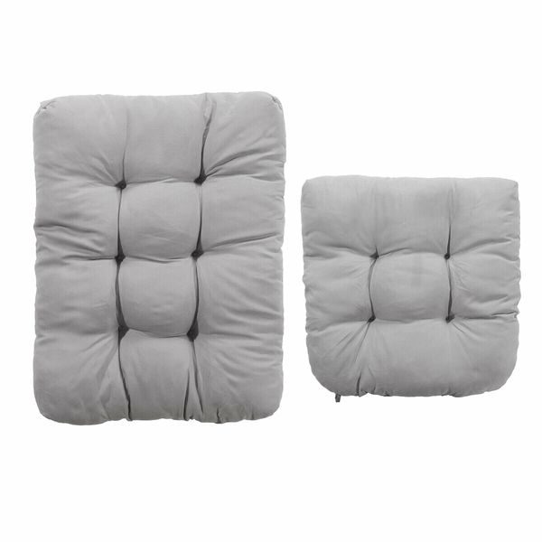 Rocking Chair Cushion Seat Back Cushion Non-Skid Chair Pad Rocking Chair Recliner Mat for Office Sofa HomeRed