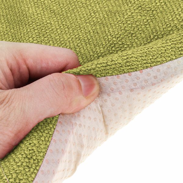 Cotton Linen Chair Mat Square Dining Chair Cushion Pad Garden Home Office Furniture DecorationLight Green