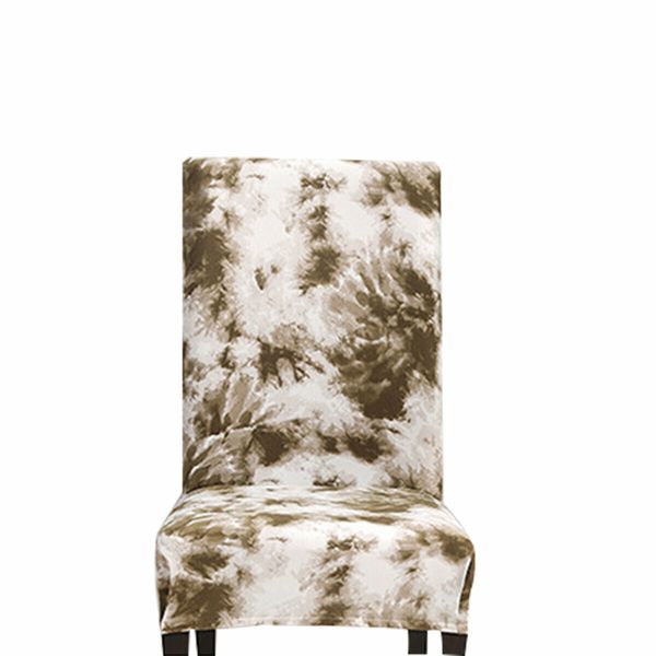 Stretch Chair Cover Tie Dyeing Spray Style Home DecorationsCoffee