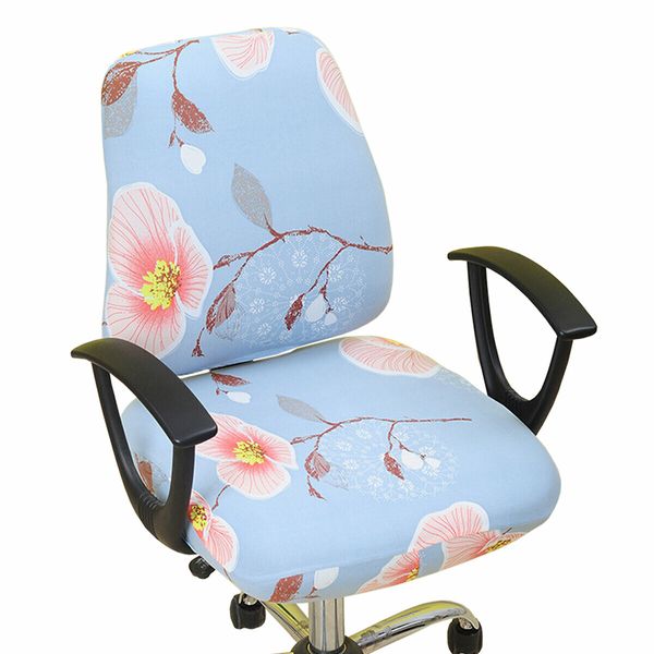 Elastic Chair Cover Home Office Chair Seat Back Cover Protector Set Slipcover Decoration Protect Cushion SuppliesA+B Each 5Pcs