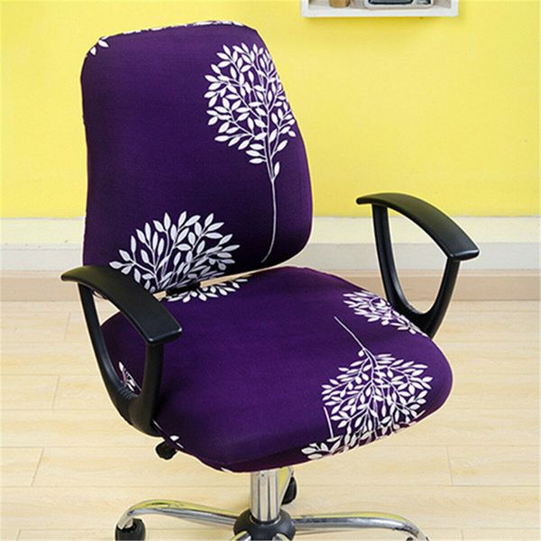 Elastic Chair Cover Home Office Chair Seat Back Cover Protector Set Slipcover Decoration Protect Cushion SuppliesA+B Each 5Pcs