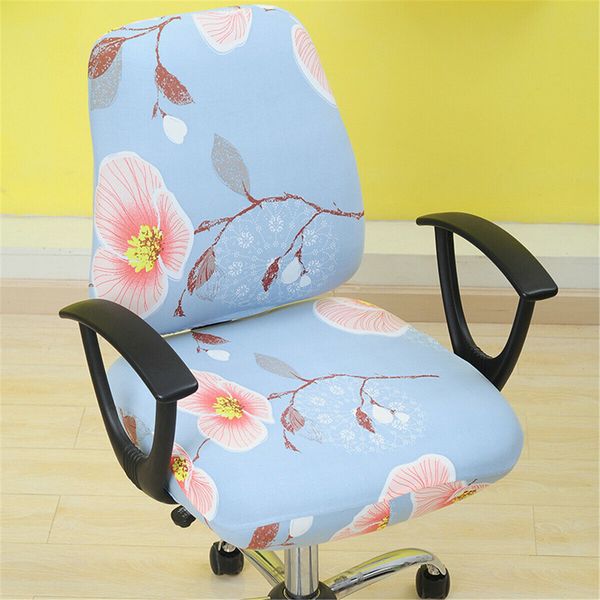 Elastic Chair Cover Home Office Chair Seat Back Cover Protector Set Slipcover Decoration Protect Cushion SuppliesA+B Each 5Pcs