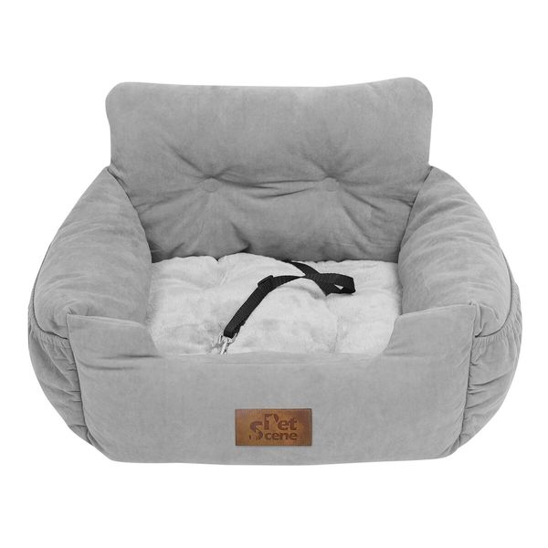 Dog Cat Pet Bed Sofa Car Seat Calming Doggy Canine Carrier Booster Chair Mattress Protector Puppy Couch Bedding Warming Lounge Travel Cushion