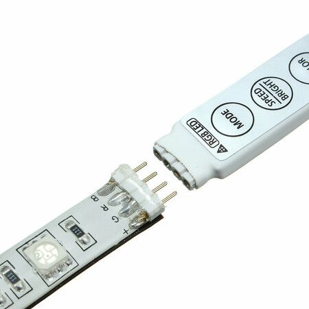 LED Light Strip 50/100/150/200cm RGB 5050SMD LED Strip Light Battery Operated Waterproof 3 Modes Color ChangeL