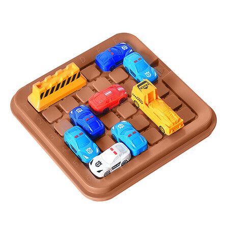 Board Games Logic Brain Car Heavy Traffic Game Smart Math Travel Game Card Puzzle Game Toys for Kids 5 and Up