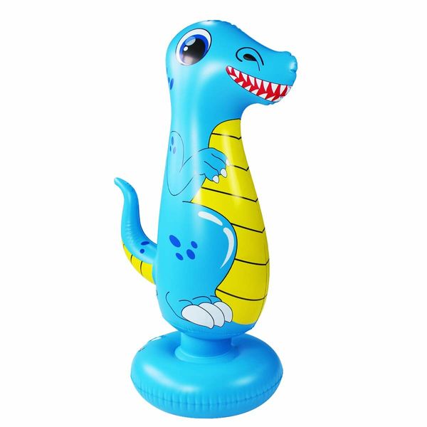 125cm PVC inflatable Punch Bag dinosaur boxing bag Boxing Bag for Immediate Bounce Practicing Karate,Taekwondo Boxing Bag Boy Girl