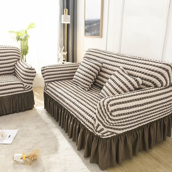 2 Seaters Elastic Sofa Cover Spandex Chair Seat Protector Stretch Couch Case Slipcover Decorations Coffee