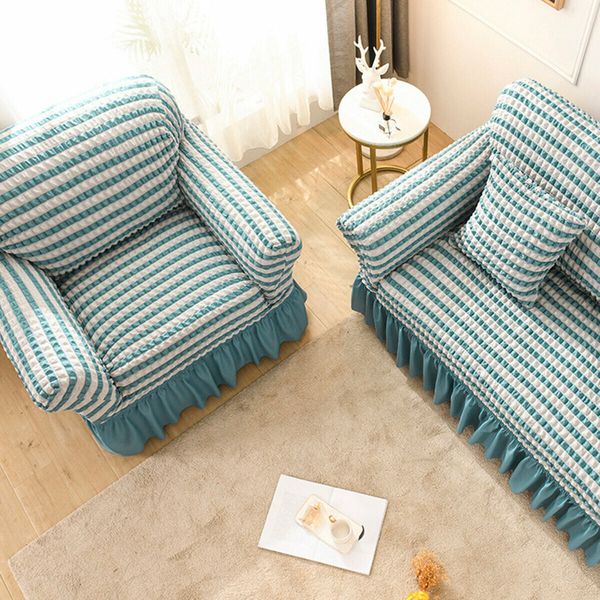 2 Seaters Elastic Sofa Cover Spandex Chair Seat Protector Stretch Couch Case Slipcover Decorations Coffee