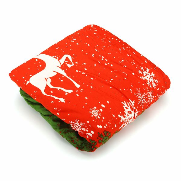 4 Seaters Christmas Sofa Cover Elastic Elk Chair Seat Protector Stretch Couch Case Slipcover Decorations