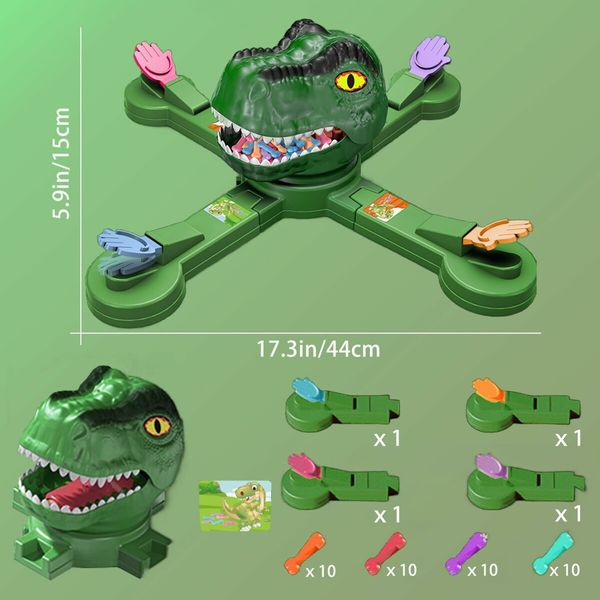 Dinosaur Toys Family Game Dinosaur Board Games for Kids 2-4 Players Puzzle Game Educational Toys Birthday Toy for Ages 3+