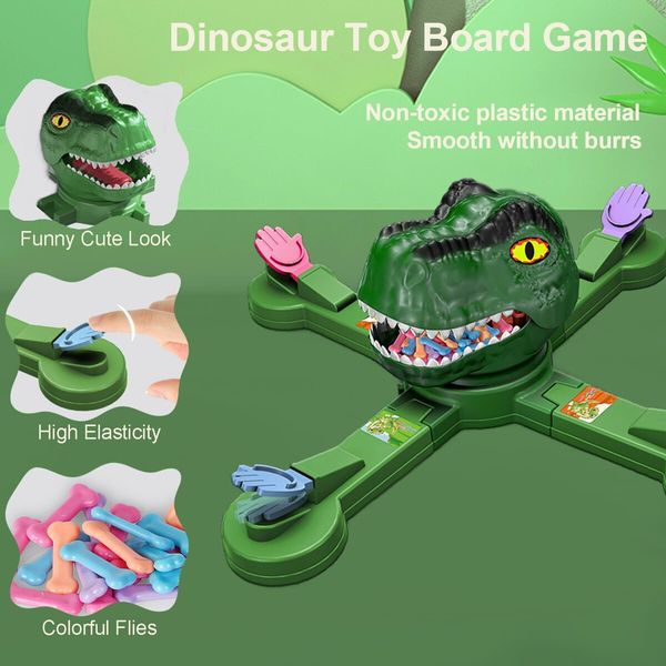 Dinosaur Toys Family Game Dinosaur Board Games for Kids 2-4 Players Puzzle Game Educational Toys Birthday Toy for Ages 3+