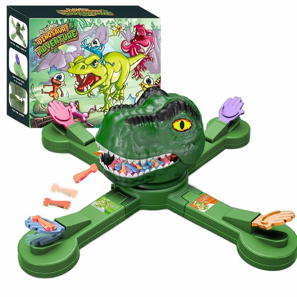 Dinosaur Toys Family Game Dinosaur Board Games for Kids 2-4 Players Puzzle Game Educational Toys Birthday Toy for Ages 3+