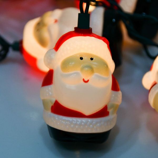 3m Santa Claus PVC String Lights Christmas   Decorations String Lights 20LED Santa Claus Decorations Lights  for Party Xmas Tree Decor Kid's Room