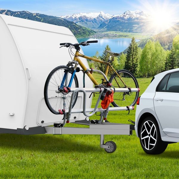 Hitch Receiver Adapter Trailer Universal Mount Reducer Caravan Bike Rack Cargo Carrier Removable Heavy Duty 150kg