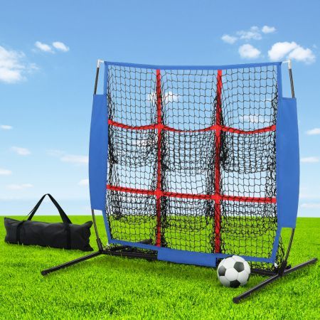 Everfit Soccer Net Baseball Pitching Football Goal Training Aid 9 Target Zone