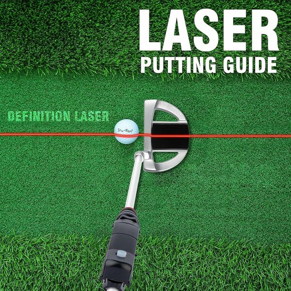 Golf Putter Laser Sight Pointer Golf Training Aids for Putting Practice Swinging Plane Corrector