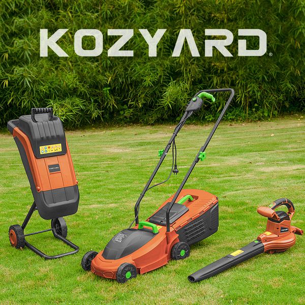 KOZYARD 3-in-1 Electric Leaf Blower Vacuum Mulcher 3000W Hand-Held Leaf Vac Garden Gauge