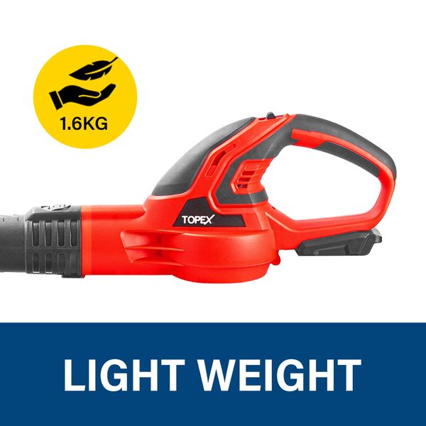 20V Cordless Leaf Blower 200 km/h Lightweight without Battery Skin Only