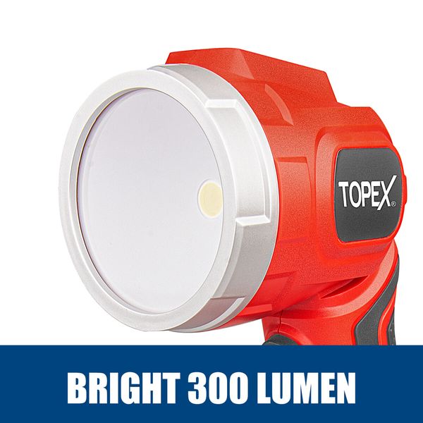 20V LED Light 300 Lumen Lightweight LED Torch w/ Battery & Charger