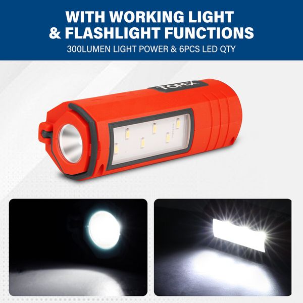 12V Cordless LED Worklight Lithium-Ion LED Torch Skin Only without Battery