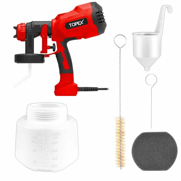 400W Handhold Electric Paint Sprayer Gun 1000ml High Power Portable Spray-Gun Kit Painting Spray Tool