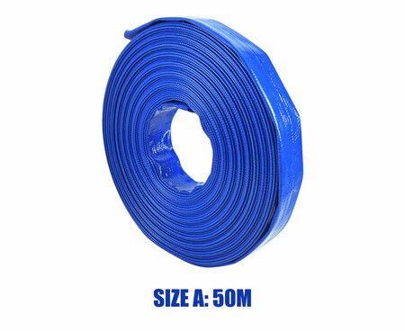 25mm 1" X 25m Submersible water Pump PVC Layflat Hose Kit