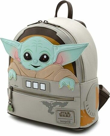 Star Wars Baby Yoda The Mandalorian Womens Double Strap Shoulder Bag Purse