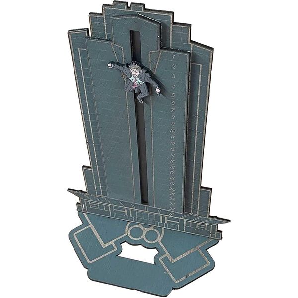 Christmas Advent Calendar,Deadly Advent Calendar,Hans Gruber Dropped Nakatomi Plaza,Tabletop Wooden Ornament Christmas Countdown Calendar (Blue Boom)