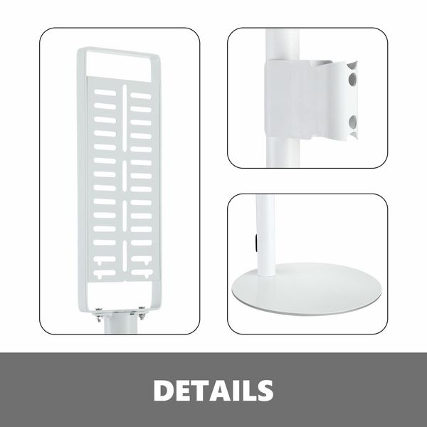 Freestanding Vacuum Cleaner Stand Cordless Storage Holder Organizer Rack Metal Organiser Accessories Bracket for Dyson Xiaomi Models White