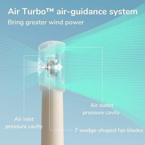 Handheld Turbo Fan, 16H Max Cooling Time, Mini Portable Hand Fan for Travel, Outdoor, Home, Office Brown