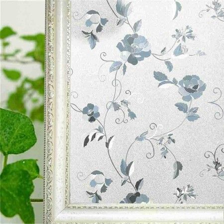 Static Cling Glueless Reusable Removable Privacy Frosted Decor Window Glass Film#1