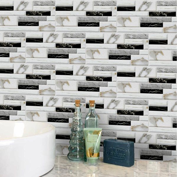 9pcs/27pcs/54pcs Wall Sticker Kitchen Tile Stickers Bathroom Self-adhesive Wall Decor Home DIY#5