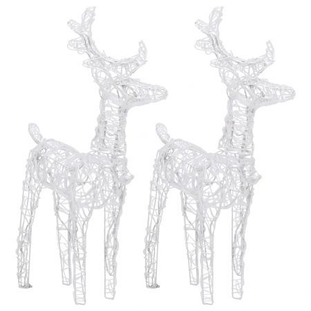 Reindeers & Sleigh Christmas Decoration 320 LEDs Acrylic