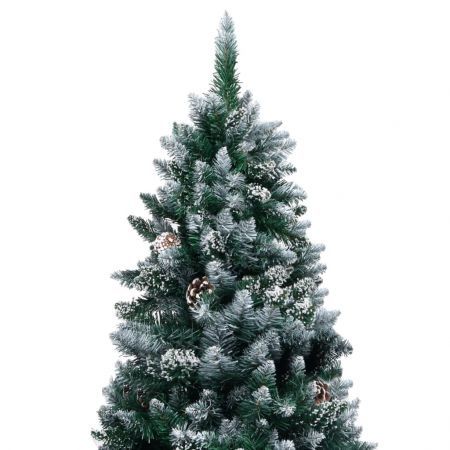 Artificial Christmas Tree with LEDs&Ball Set&Pine Cones 240 cm