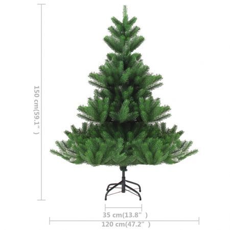 Nordmann Fir Artificial Christmas Tree with LEDs Green 150 cm