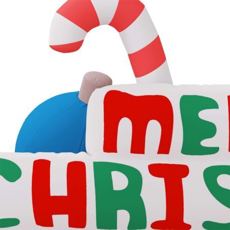 Inflatable "Merry Christmas" Decoration LED 197 cm