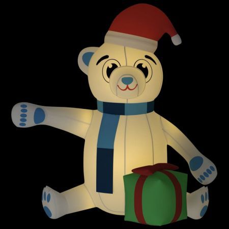 Christmas Inflatable Teddy Bear LED 180 cm