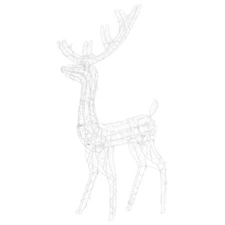 Acrylic Reindeer Christmas Decoration 140 LEDs 120 cm Colourful