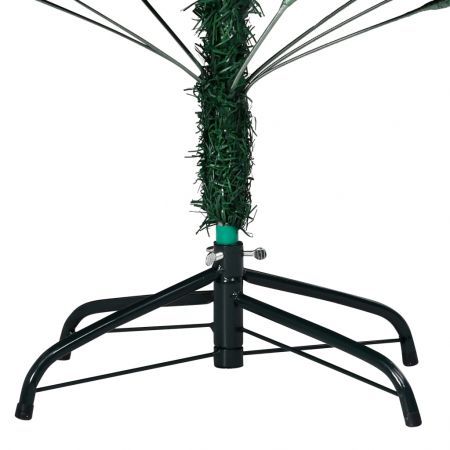 Artificial Christmas Tree with LEDs&Thick Branches Green 210 cm