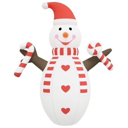 Christmas Inflatable Snowman with LEDs 630 cm