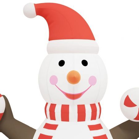 Christmas Inflatable Snowman with LEDs 630 cm