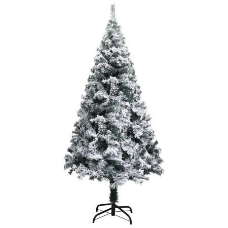 Artificial Christmas Tree with LEDs&Ball Set Green 150 cm PVC